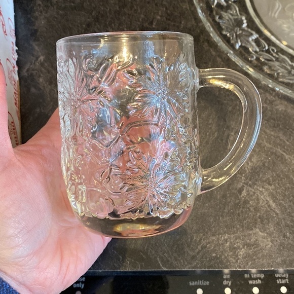Vtg Princess House Crystal Fantasia Mug Set - Picture 5 of 8